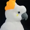 Cockatoo High Fidelity Anime Cute Macaw Plushie Parrot Plush Toys Lifelike Animals Simulation Stuffed Doll Kawai Toy Gifts Kids 5