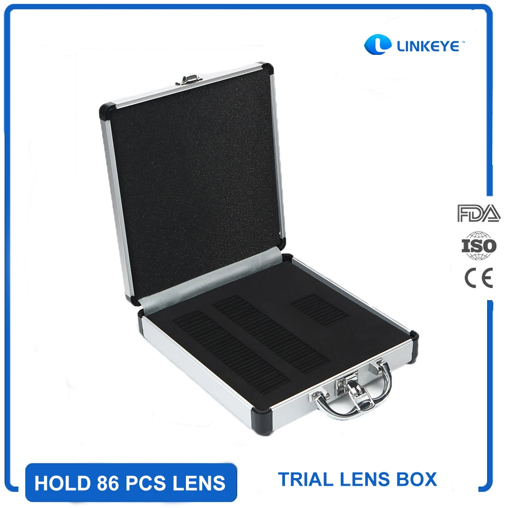 LINKEYE Aluminum Storage Box Equipment instrument Tools Case Hold 68 pcs Lens