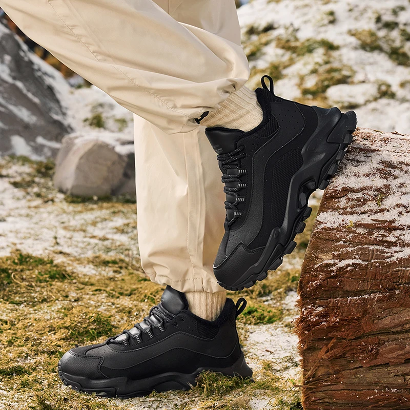 Women Shoes Xtep Casual Winter Cotton Shoes Rebound Soft Leisure Durability Support Training Sneakers 876418370014