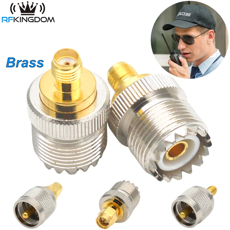 UHF to SMA RF Coaxial Adapter