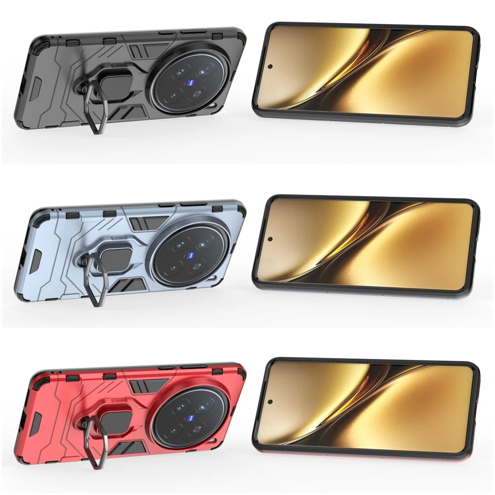 Hybrid Armor Holder Case with Kickstand and Protective Cover