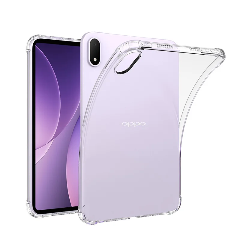 Sleek Transparent Shockproof Tablet Protector Case - Slim Design with Airbag Cushioning