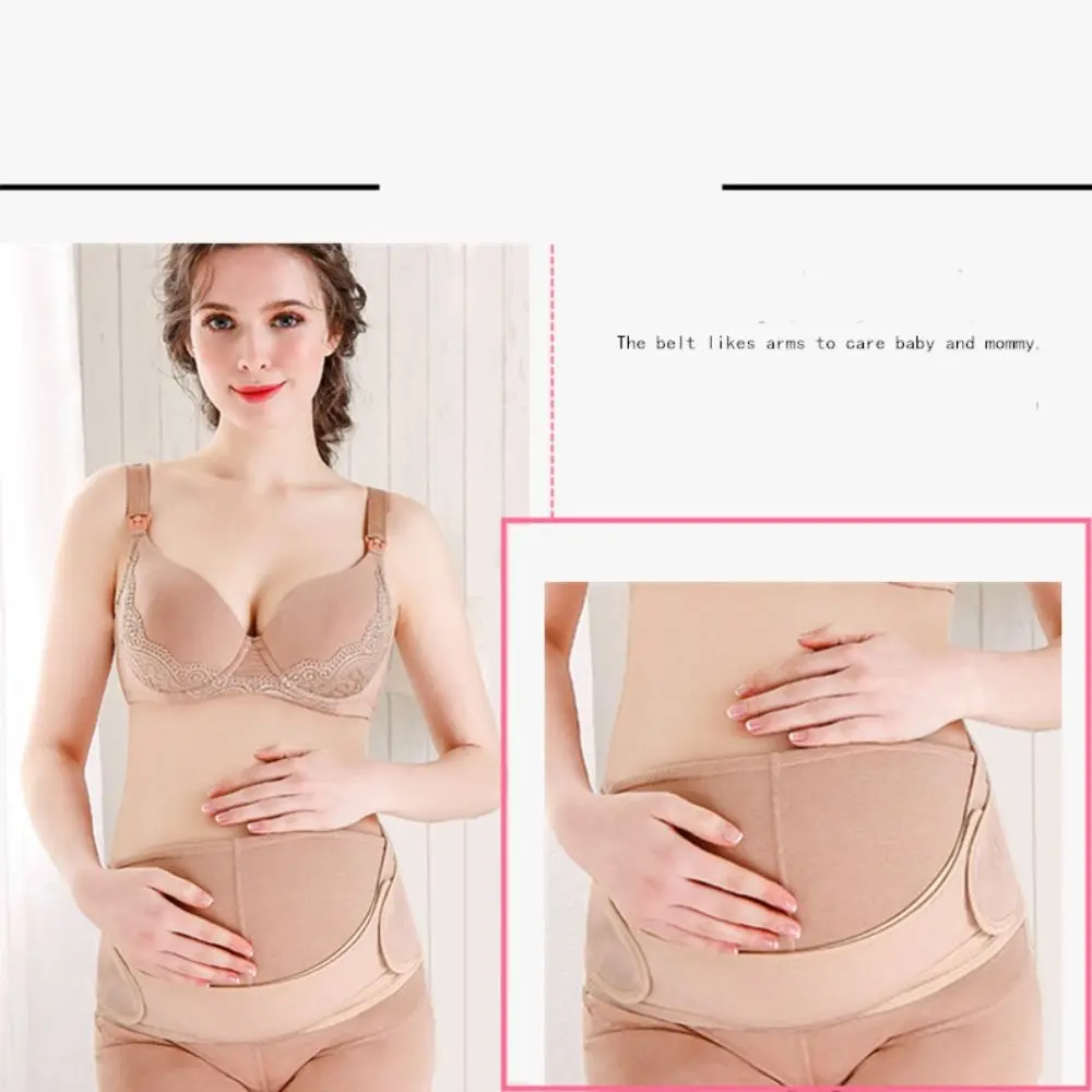 Breathable Maternity Abdominal Support Belt Adjustable Waist Support Maternity Abdomen Brace Elastic Comfortable