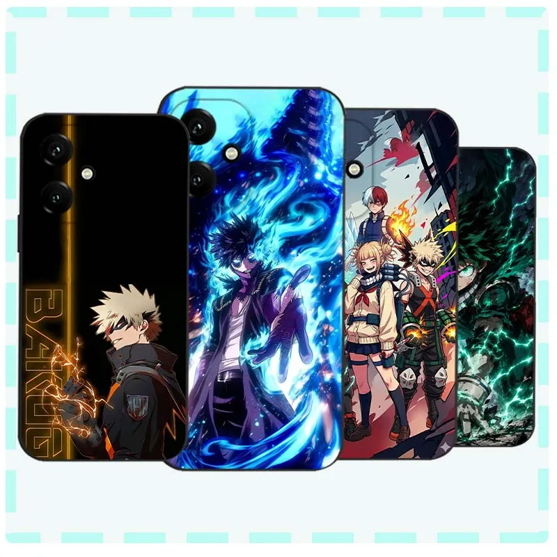 My Hero Academia Anime Black Phone Case Cover