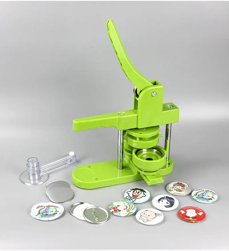 Press Machine Kit with Pin Badge, Punch Press Machine, Installation-Free, DIY Accessory Set, 25mm, 500PCs