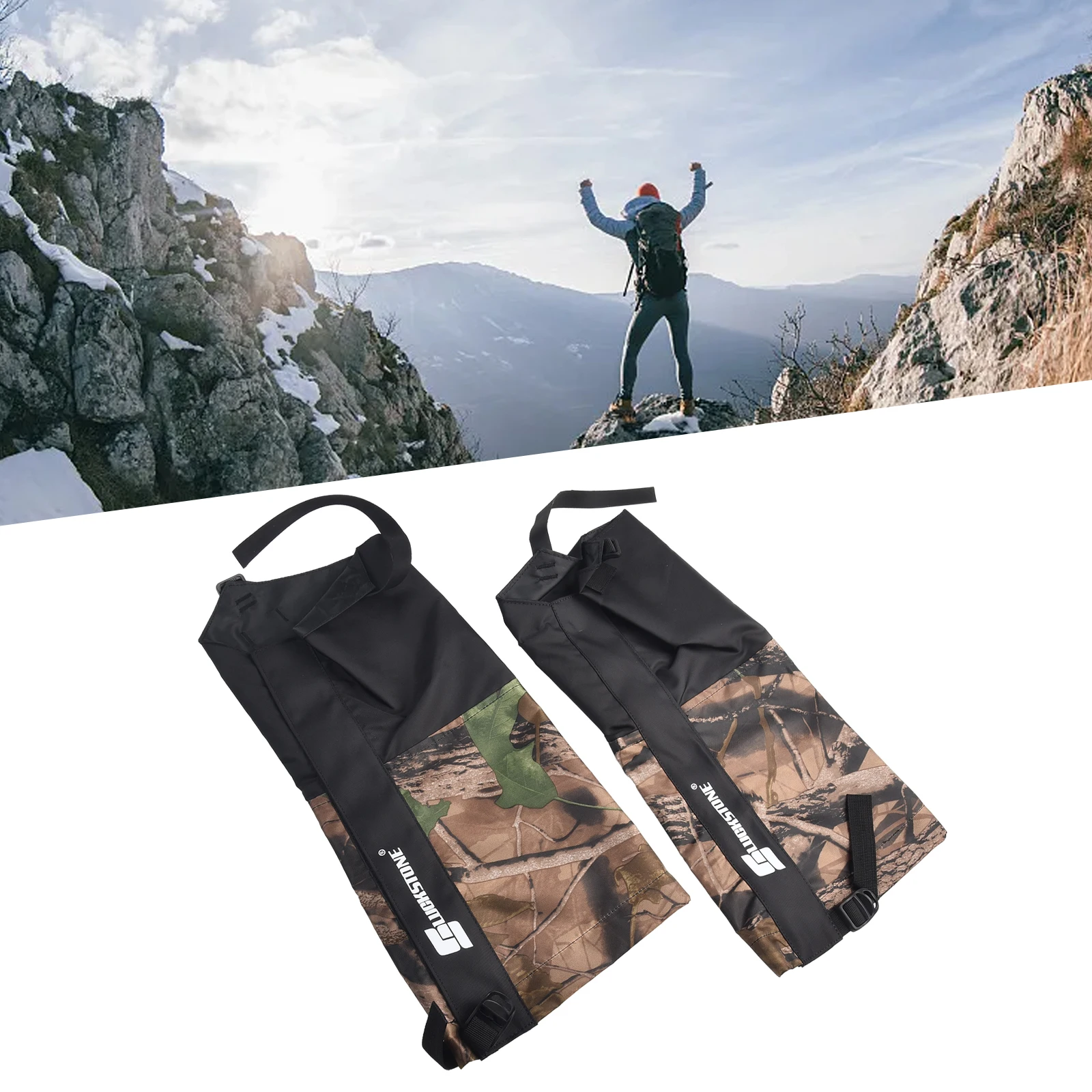 

1 пара, водонепроницаемые камуфляжные гетры для ног