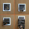 Security Lock Flap Door for Dog Cats Kitten ABS Plastic Small Pet Gate Door Kit Cat Dogs Flap Doors Dog Cat Accessories 5