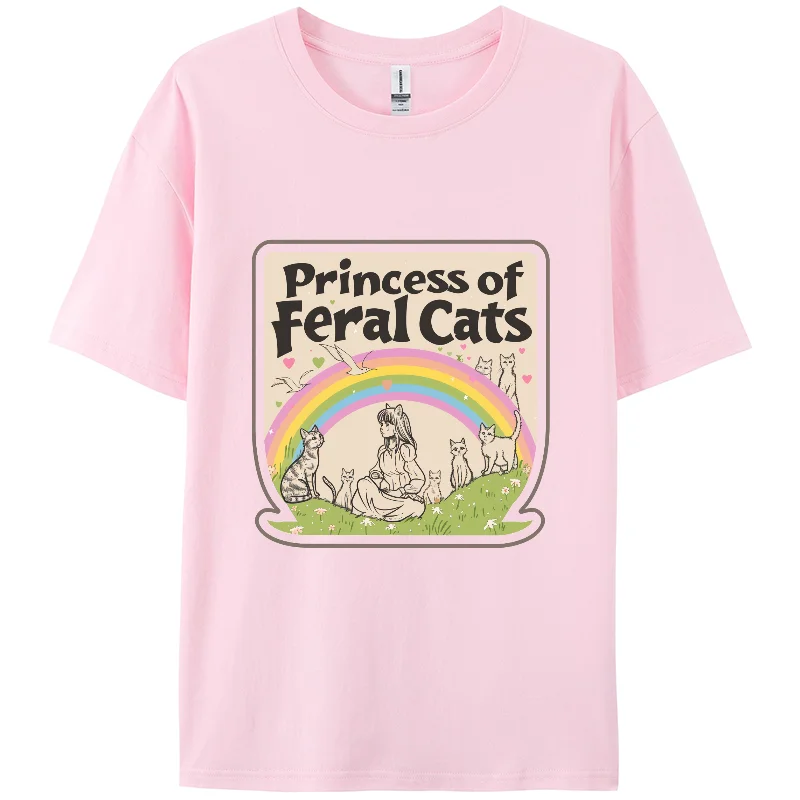 

Feral Cat Print,Y2K T-shirt,Berserk Short T-shirt,Short sleeve,100% cotton,Double-sided,Women,Holiday wear,Foundation wear
