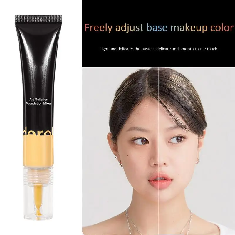 4 Colors Foundation Mixing Pigment Color Corrector Makeup Foundation Shade Color Adjuster Liquid For Facial Makeup