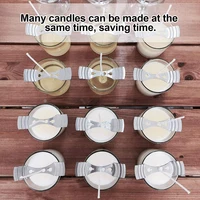 10/20pcs Kitchen Accessories Metal Candle Wicks Holder Centering Device Candle Making Kit Melt Core Auxiliary Tool Supplies Wax 5
