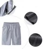 Mens Sports Pocket Solid Drawstring Board Trunk Beach Short Pants Shorts Summer Thin Trousers Zippered Pocket Loose Sweatpants 6