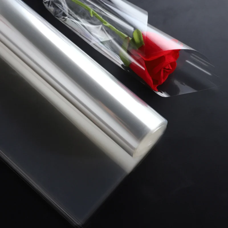 Clear Cellophane Wrap Roll For Gift Flower Bouquet Baskets Wrapping Arts Crafts Cellophane Wrapping Paper For Flowers Packing 3
