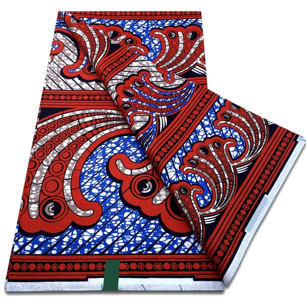 African Wax Prints Fabric Ankara Wax Cotton Fabric Sewing Material african wax fabric