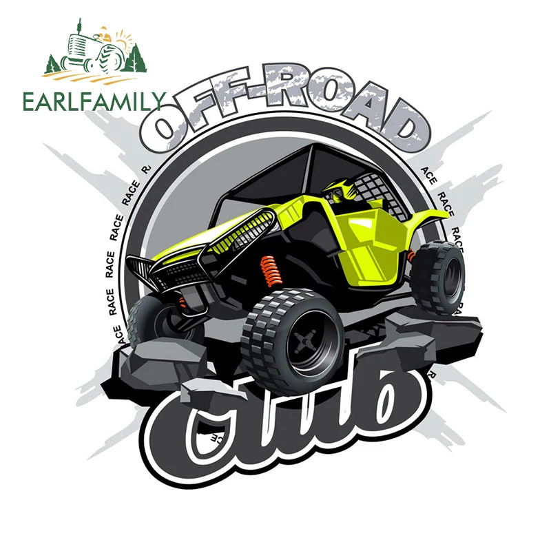 Earlfamily 13Cm X 12.0Cm Per Xtreme Quad Bike Challenge Car Sticker Car Styling Decal Occlusione Scratch Vinile Windows Decorazione
