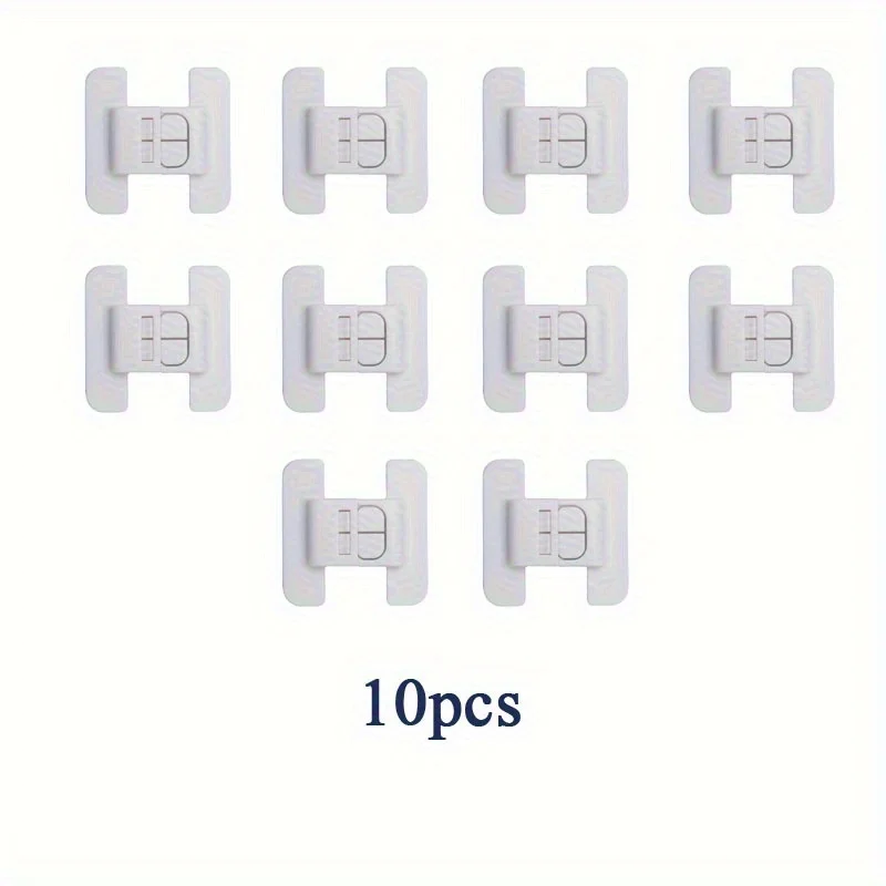 Refrigerator Door Closer Safety Buckle Automatic Lock Punch-free Universal Preventer 10pcs door closer door latch