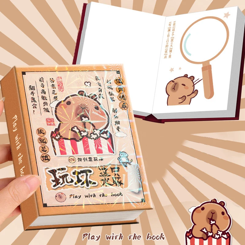 Creative Cute Capybara Notebook School Office Supplies Cartoon Funny Capybara Notebook Student Decompression Gifts