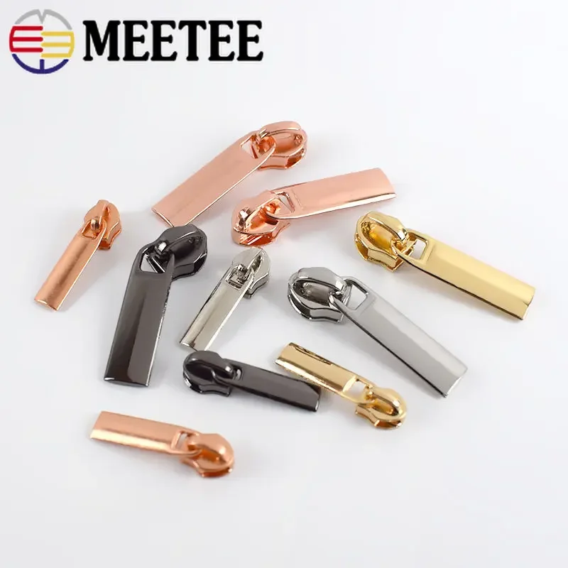 Zipper Repair Kit Zipper Pullers Zipper Sliders Zipper Heads Zipper Accessories 10-50Pcs Zipper Sliders for 3# 5# Nylon Zippers Down Jacket Pocket Zips Head Bag Zip Puller Cursor Repair Sewing Accessories