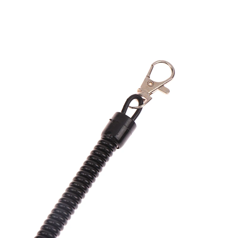 Elastic Lanyard Rope Tactical Anti-lost Spring Safety Strap Rope For Key Ring Chain Flashlight Accessories