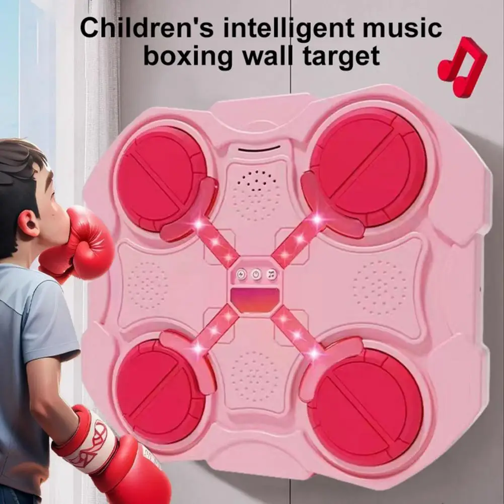 New Smart Music Boxing Machine Adult/kids Sports Fitness Boxing Trainer Home Exercise Response Training Wall Target