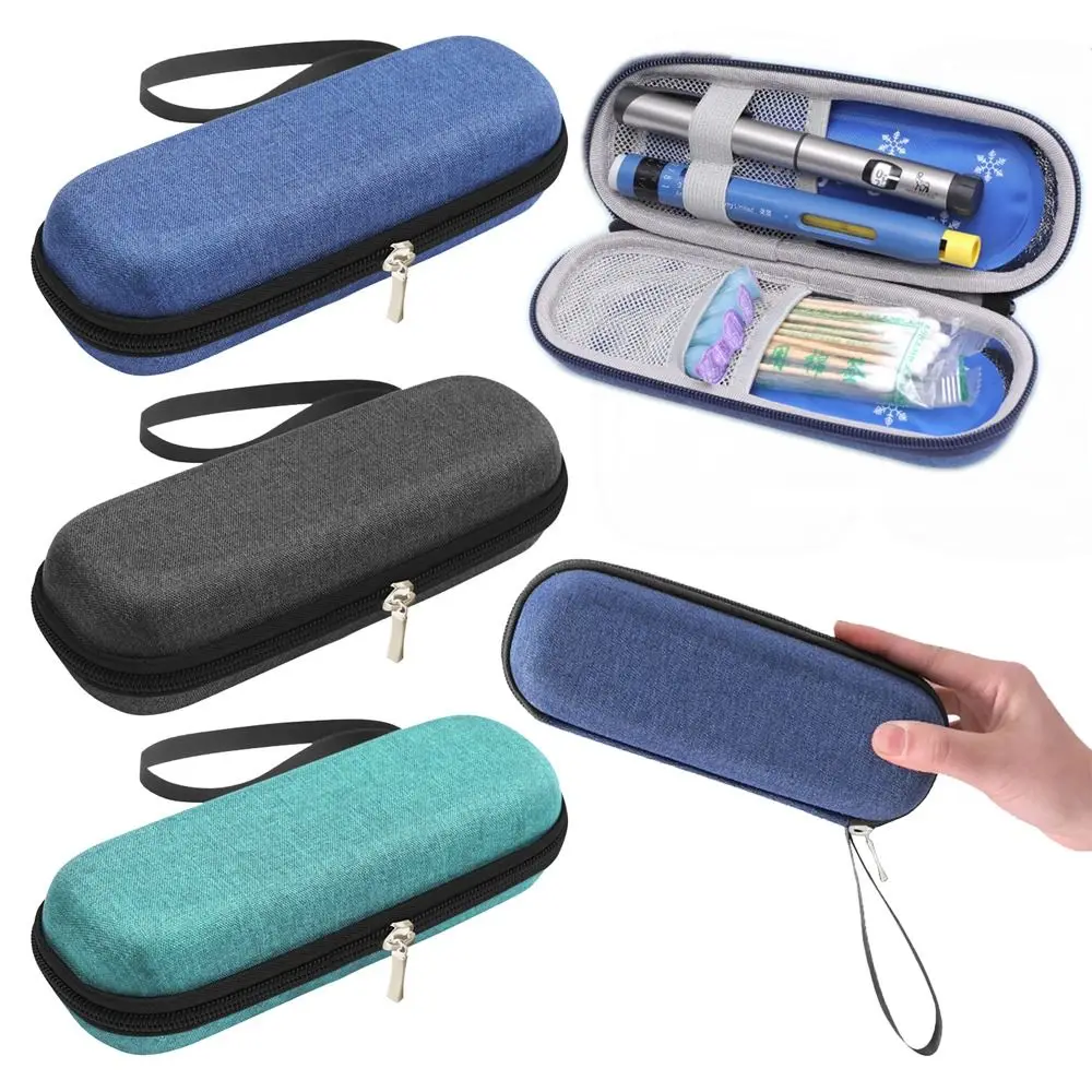 

Portable without Gel Diabetic Pocket Oxford Travel Case Insulin Cooling Bag Pill Protector Medicla Cooler