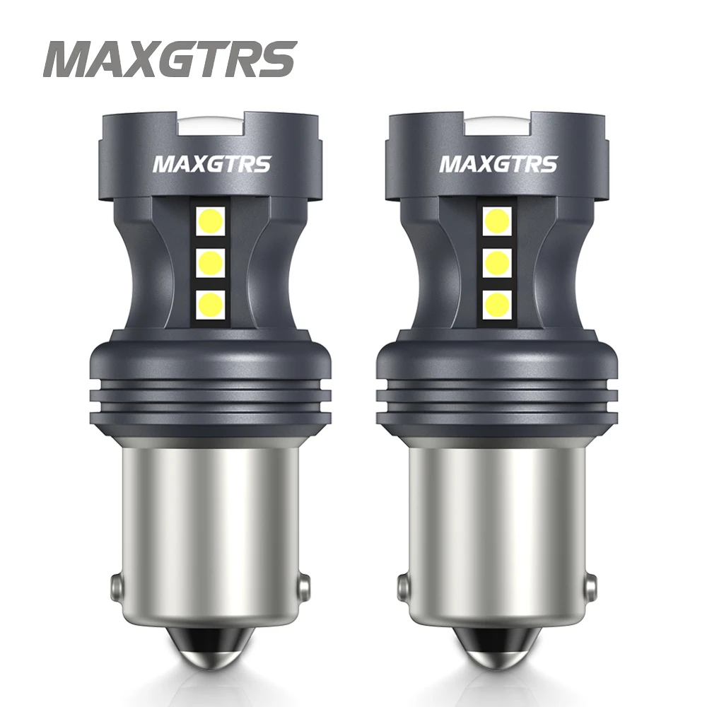 2x P21W BA15S LED Canbus 1156 BAY15D 1157 P21/5W LED Bulbs T20 W21W Car Lights 6500K White Red Brake Lights Reverse Lamp DRL