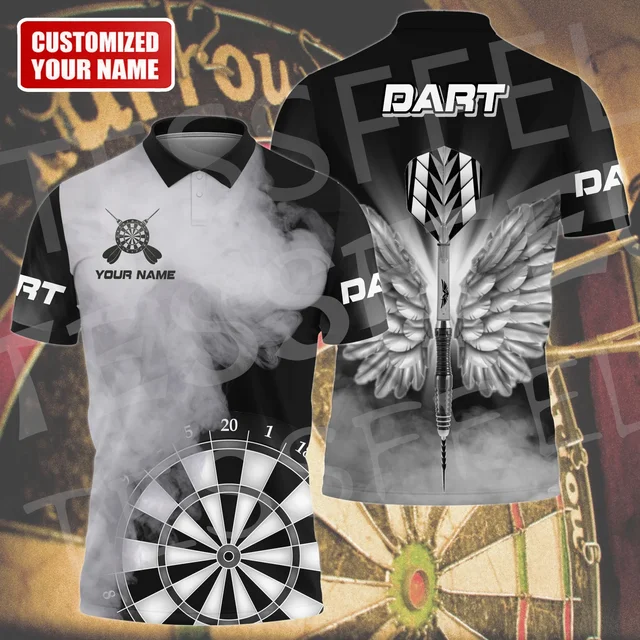TOKYO DARTSMASTERS 全PDCプレイヤー サイン入りポロシャツ白 ありがたかっ