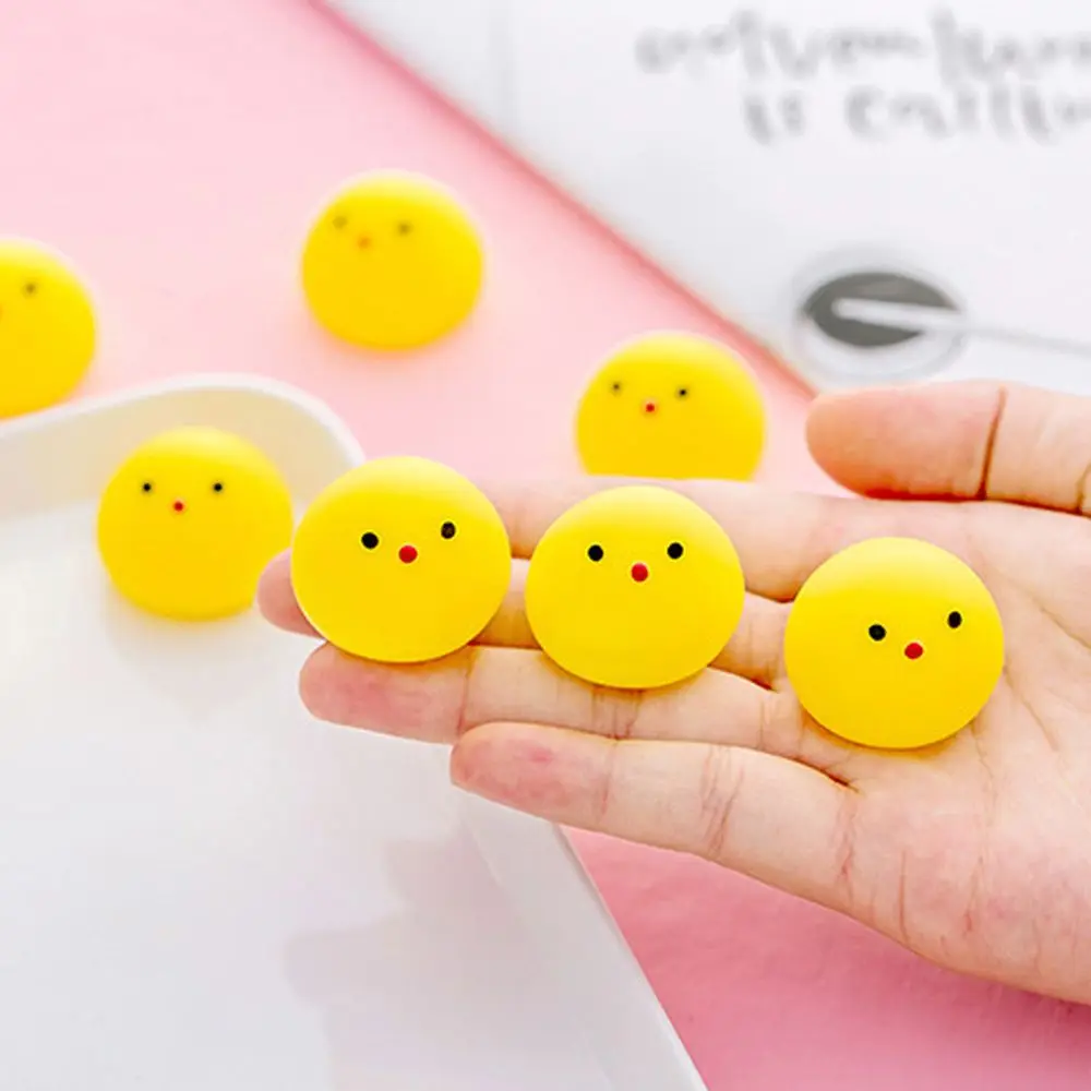 

Kawaii Gifts Relief Stress Fidget Toys Antistress Decompression Toy Squeeze Toy Yellow Chick Antistress Toys Squish Toys