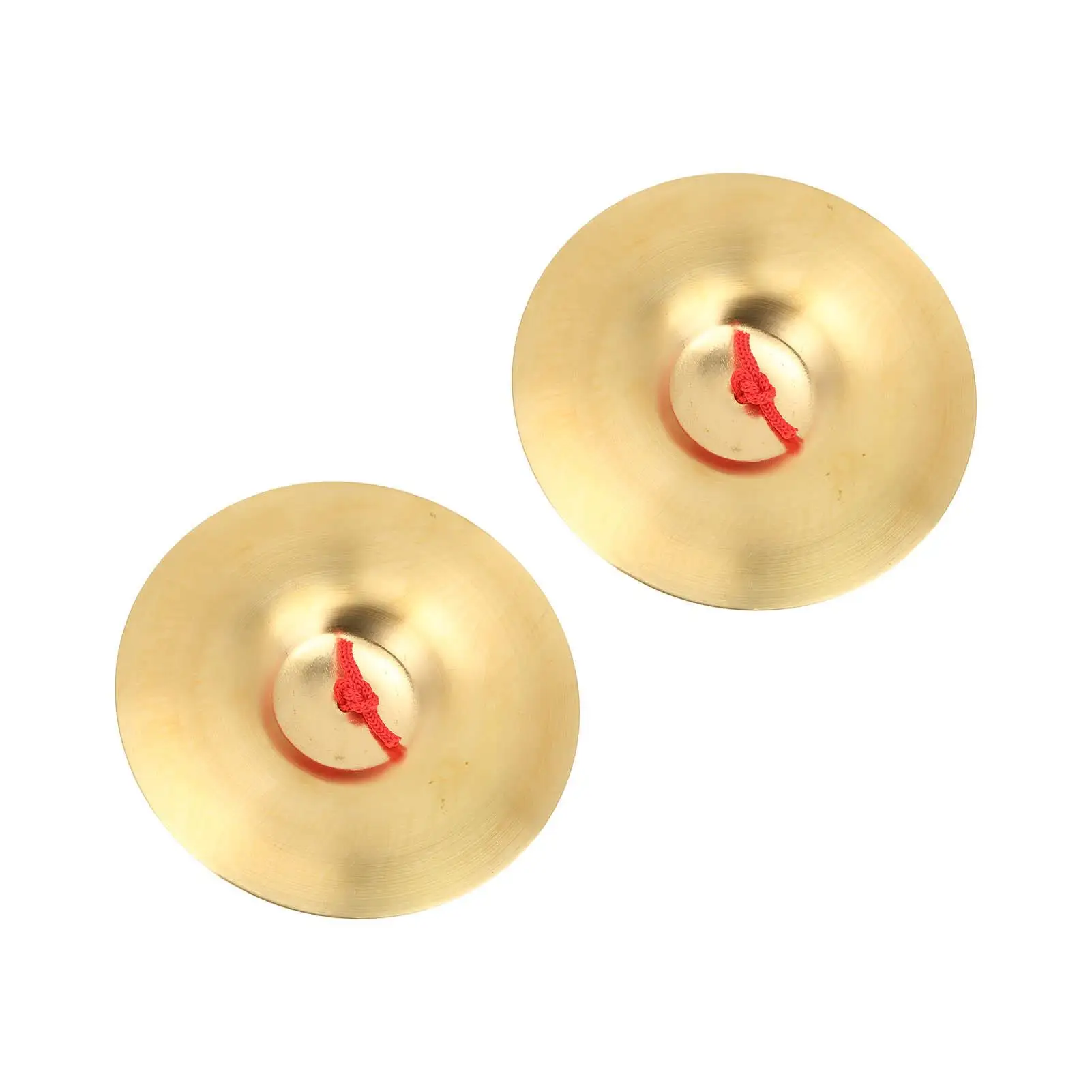 1 Pair Brass Gong Cymbal Percussion Instrument Educational Tool for Early Learning