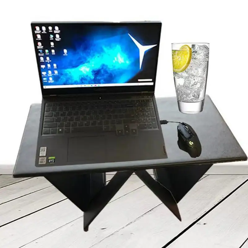 Portable Folding Laptop Desk, Mini Foldable Camping Table, Folding Picnic Table With Storage Space, Mini Lap Desk Reading Holde