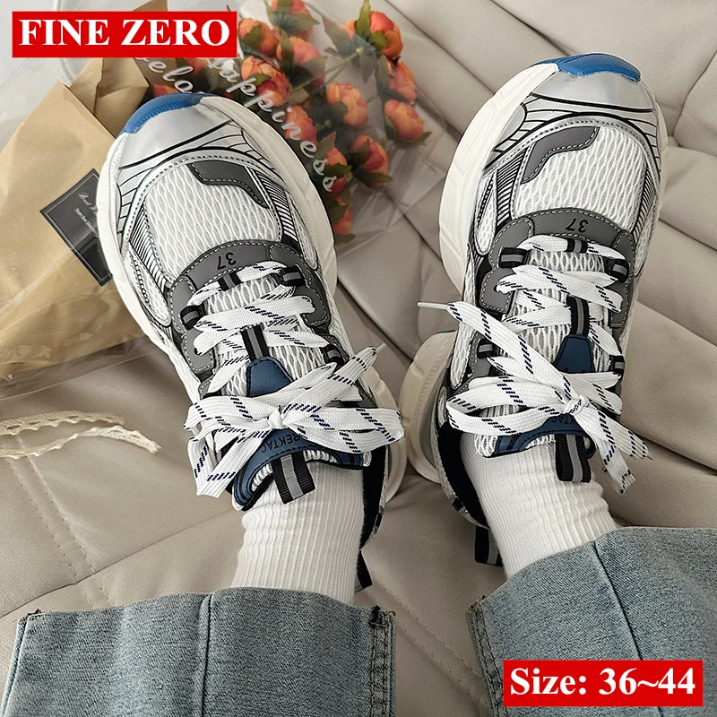 

Women's Brand Vulcanized Shoes Students Comfortable Chunky Sneakers Unisex Fashion Dad Shoes Spring Autumn Sports Shoes Ladies