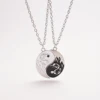 2 Pcs Dragon Tai Chi BFF Necklace for Women Adjustable Yin Yang  Friendship Necklace Best Friend Couple Necklace Jewelry Gift 2
