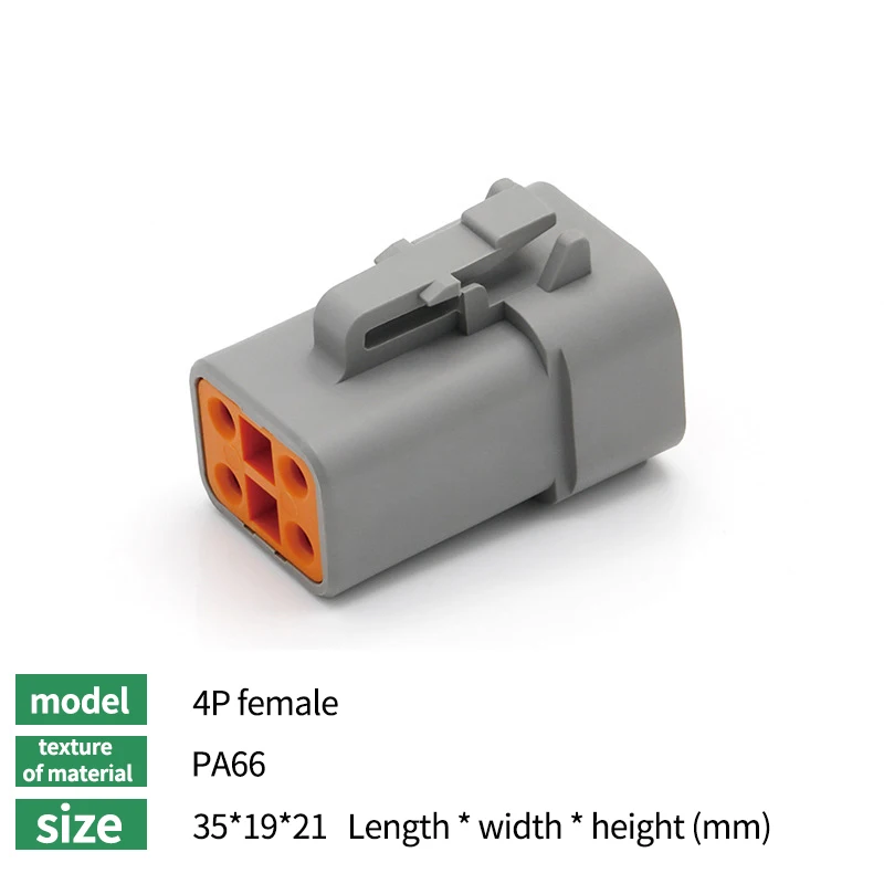 deutsch dtp tipo conector automovel impermeavel alta 03