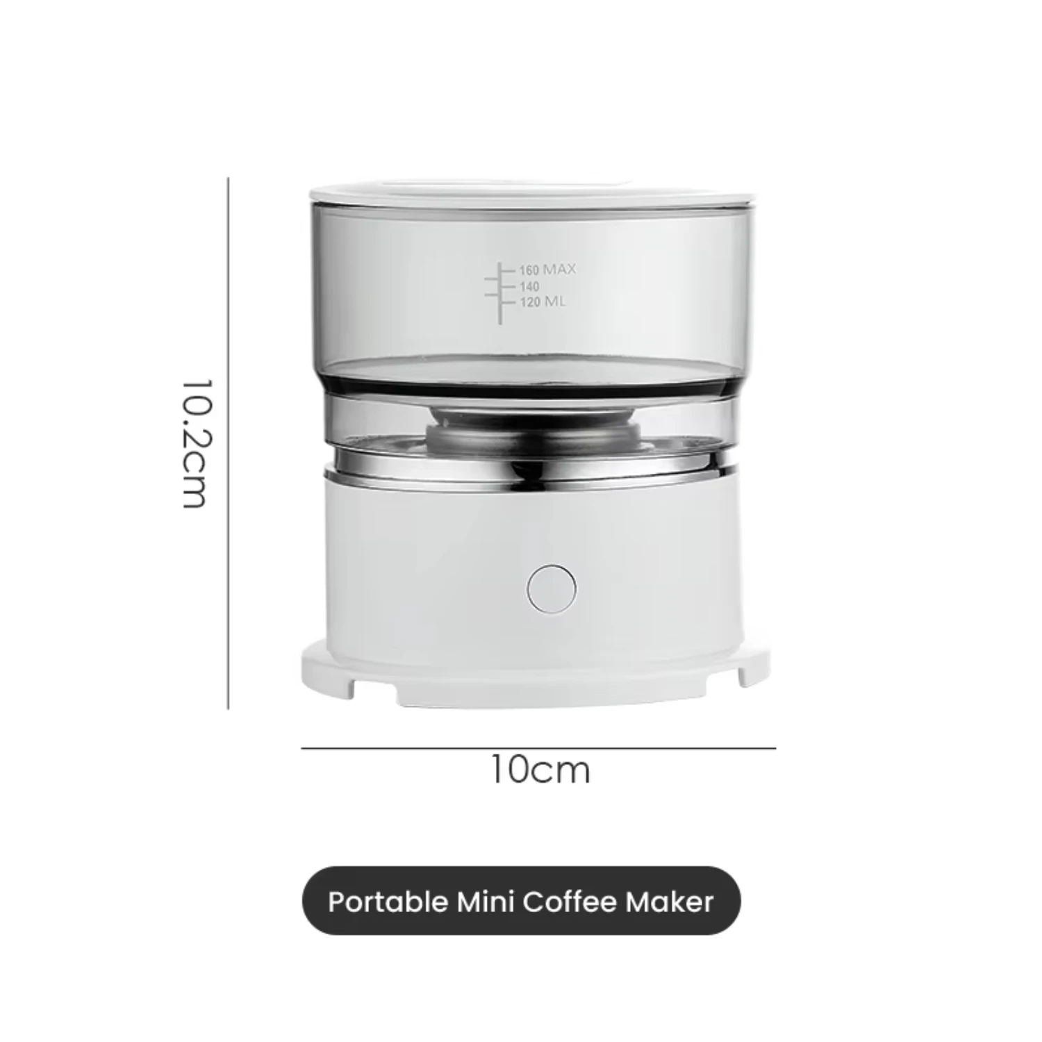 Portable Mini Coffee Maker Fine Mesh Drip Filter Outdoor Office Brewer 3