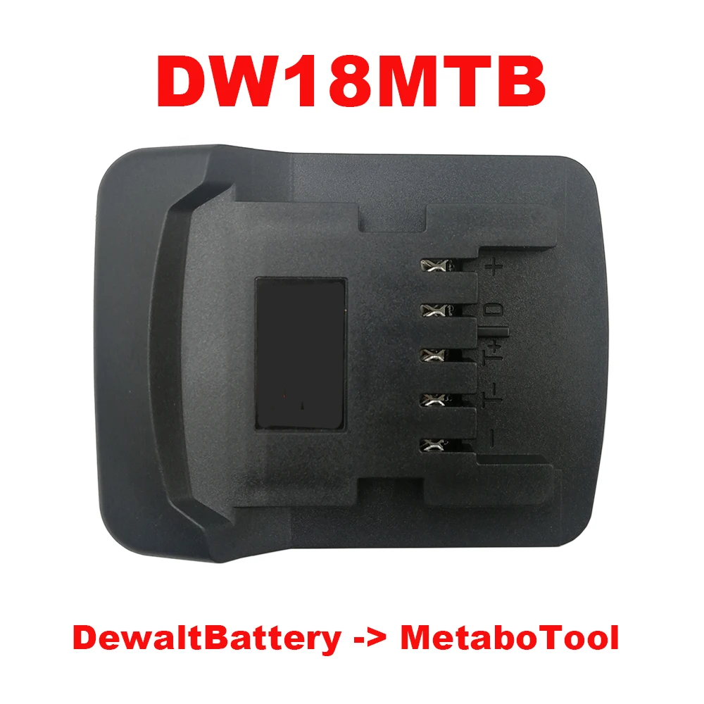 

Адаптер DW18MTB для аккумулятора Dewalt 18 в, литий-ионная батарея для Metabo 18 в, электроинструменты с литиевой батареей