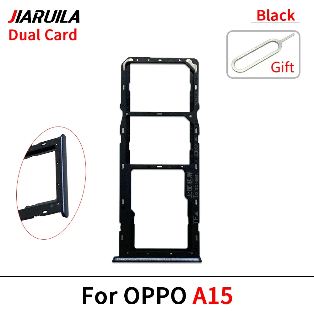 Oppo A15 A53 A54 A55 5G A57 4G 휴대폰 SIM 카드 트레이, SIM 칩 카드 슬롯 홀더, 서랍 부품