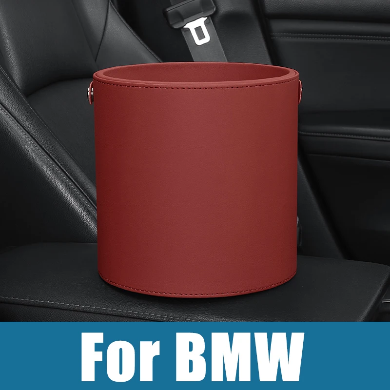 

For BMW X3 X5 X6 F20 F10 F11 F25 F15 F48 E53 E36 E46 E90 E91 E60 E61 E70 E71 E83 E84 E87 E81 Car Circular Trash Can Dustbin Case