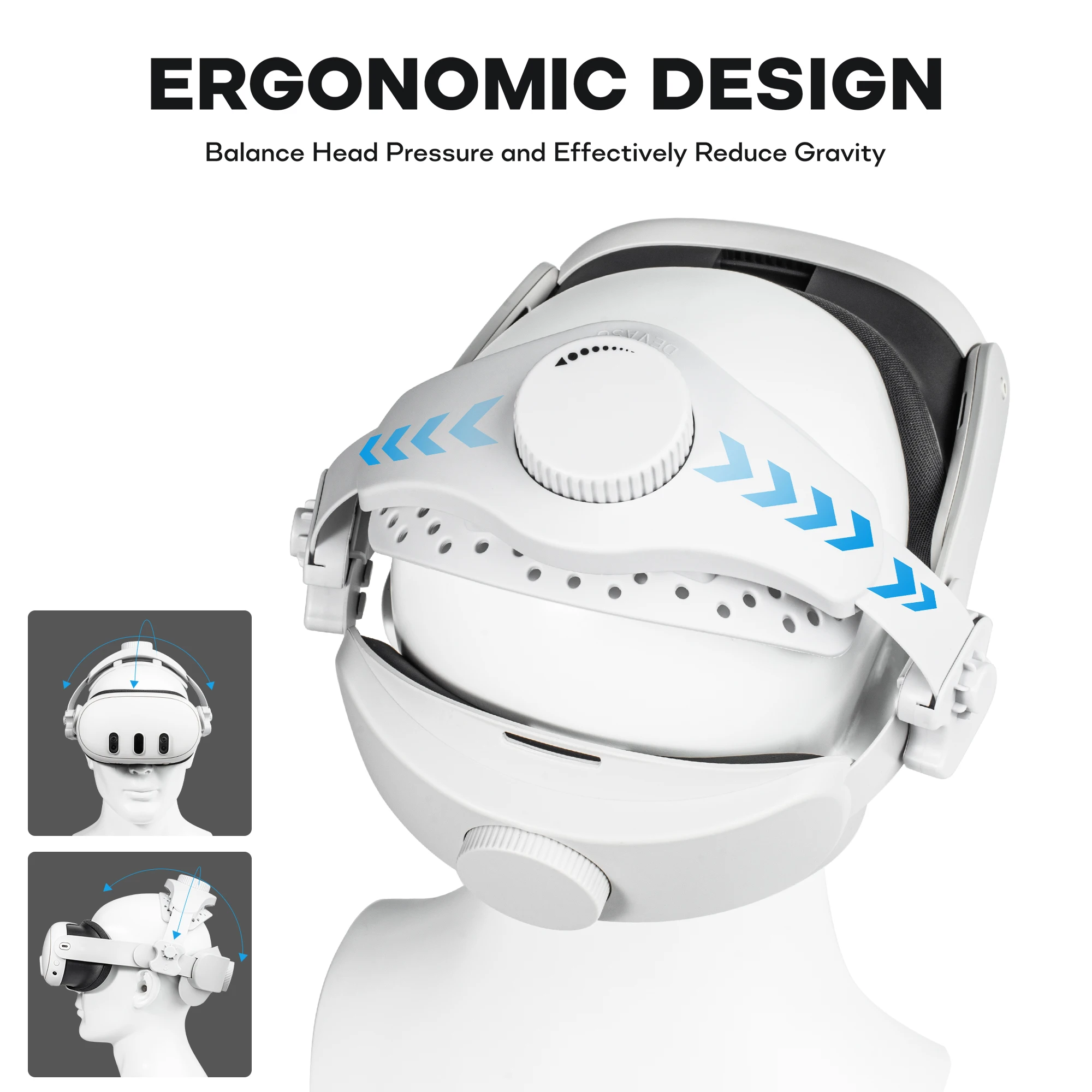 Ergonomic Comfort Headband for VR Glasses