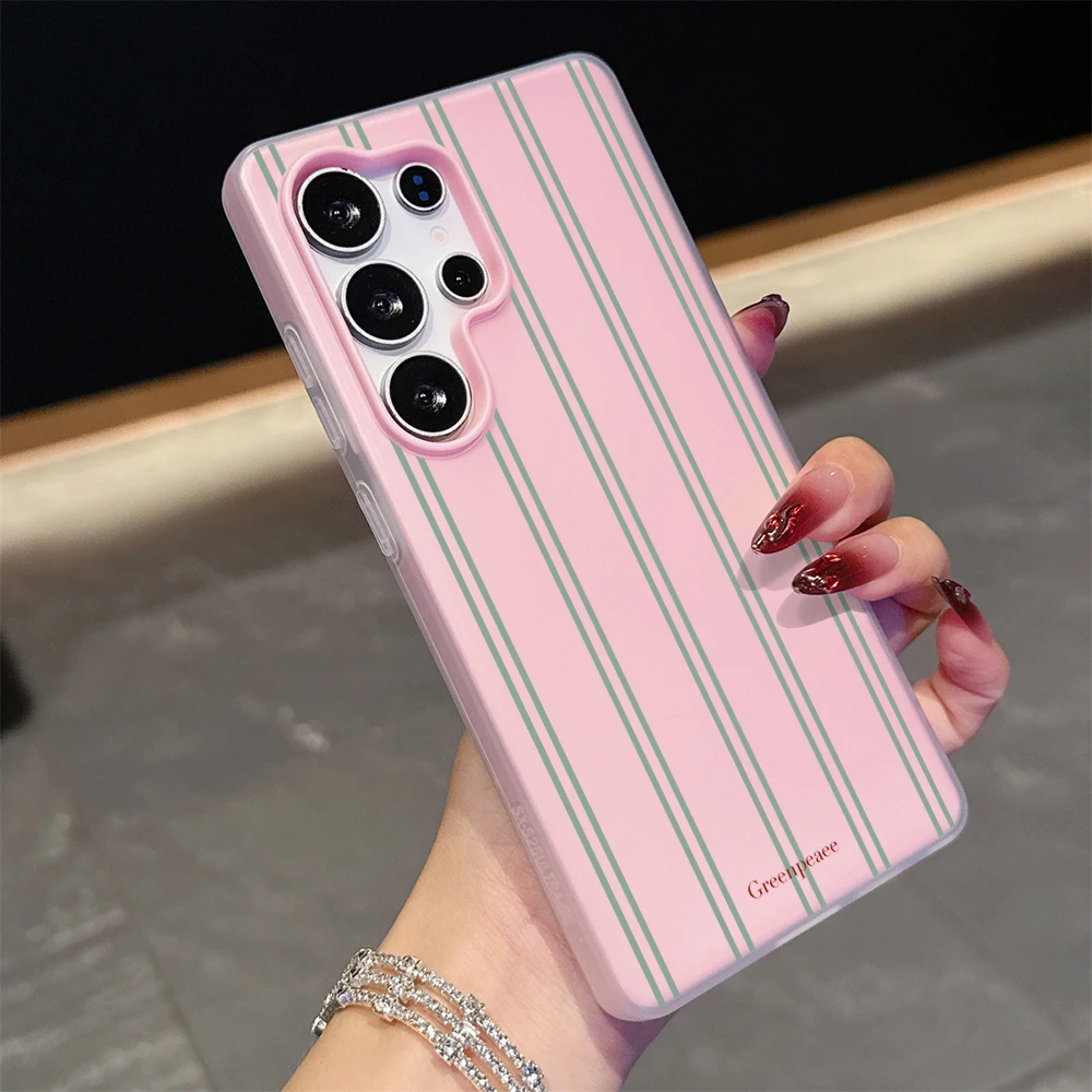 Minimalist Stripes Color Blocking TPU Phone Case