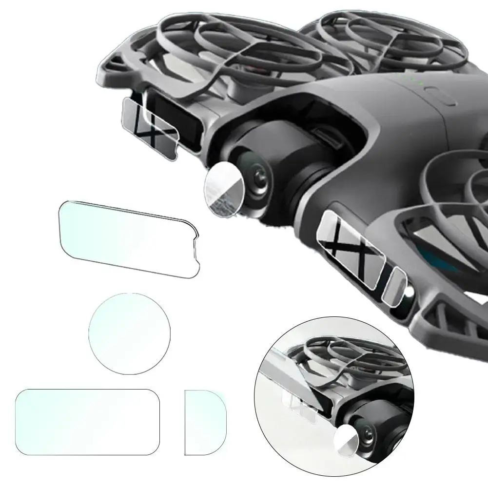 DJI Neo 2용 초고화질 렌즈 스크린 보호 필름, 긁힘 방지 드론 카메라 렌즈 강화 필름 커버 액세서리