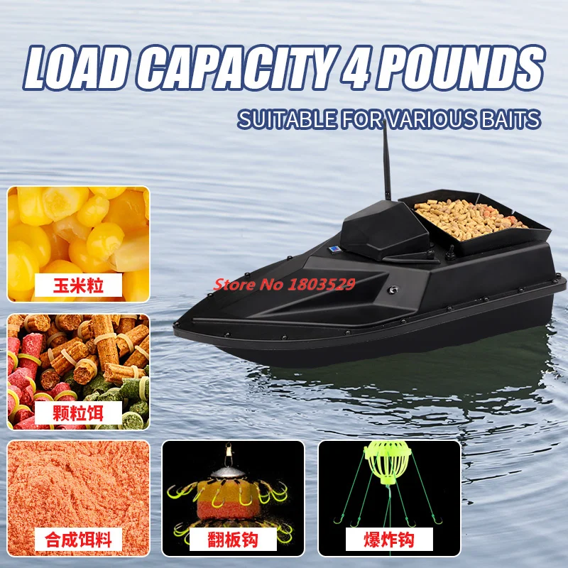100GPS Positioning Waterproof Remote Control RC Bait Boat 500M 2KG Speed Cruise Big Large Hopper 100points GPS Nesting Boat Toys 5