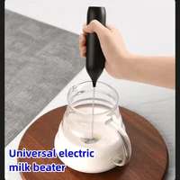 Electric Milk Frother 304 Stainless Steel Mini Milk Frother Rechargeable USB Type-C Rechargeable Blender Coffee Blender 2