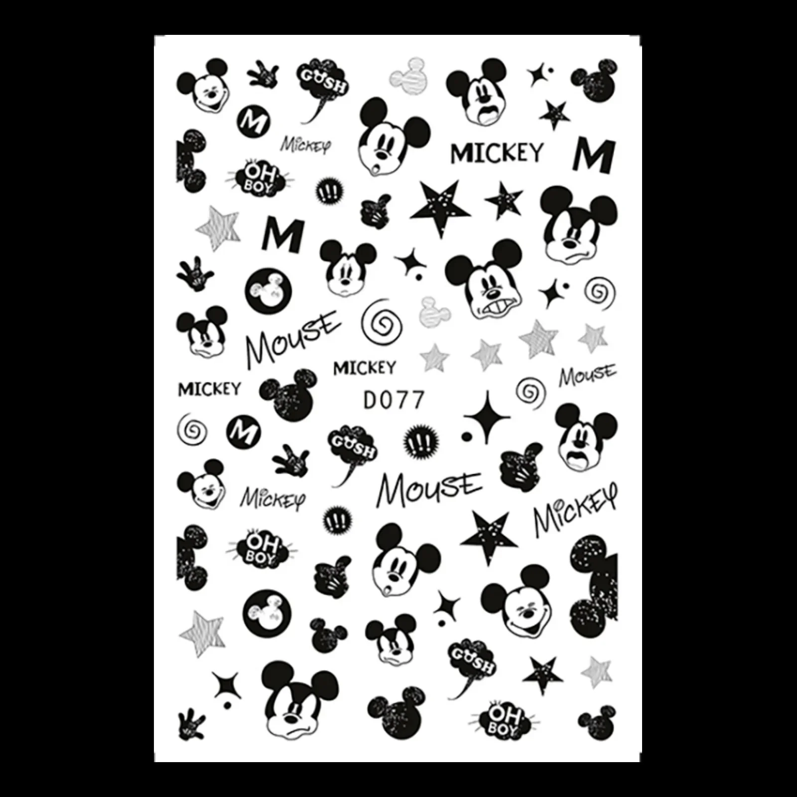 disney Mickey minnie mouse diy accessories, handmade materials, stickers, nail art stickers, decorations，nail art