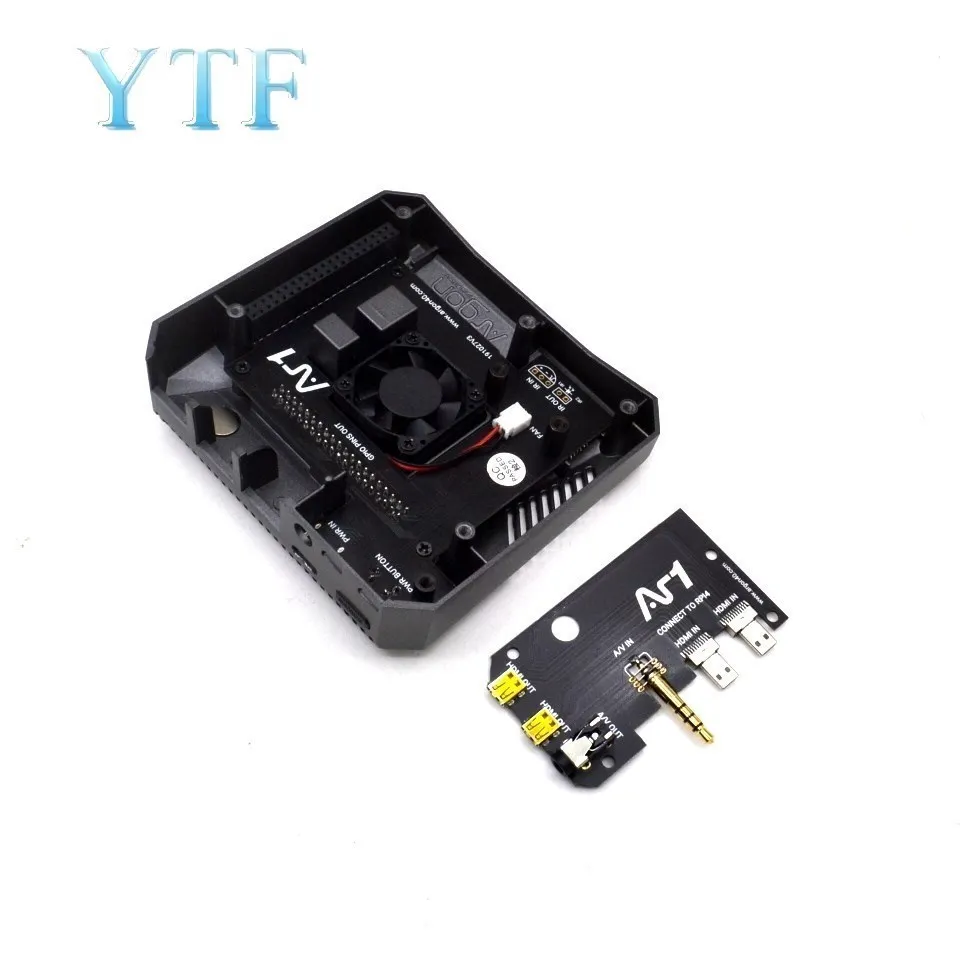 Aluminum Case Housing The Adapter Plate Cooling Fans + for Raspberry Pi 4 B ARGON ONE+ raspberry pi