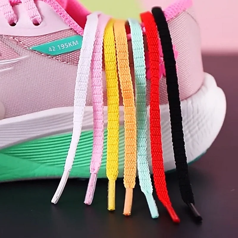 1 Paar neue lässige Turnschuhe Tennis Schnürsenkel Breite 0,5 cm flache Schnürsenkel Seil Schnürsenkel für Schuhe 120/140/160cm Schuhe Zubehör