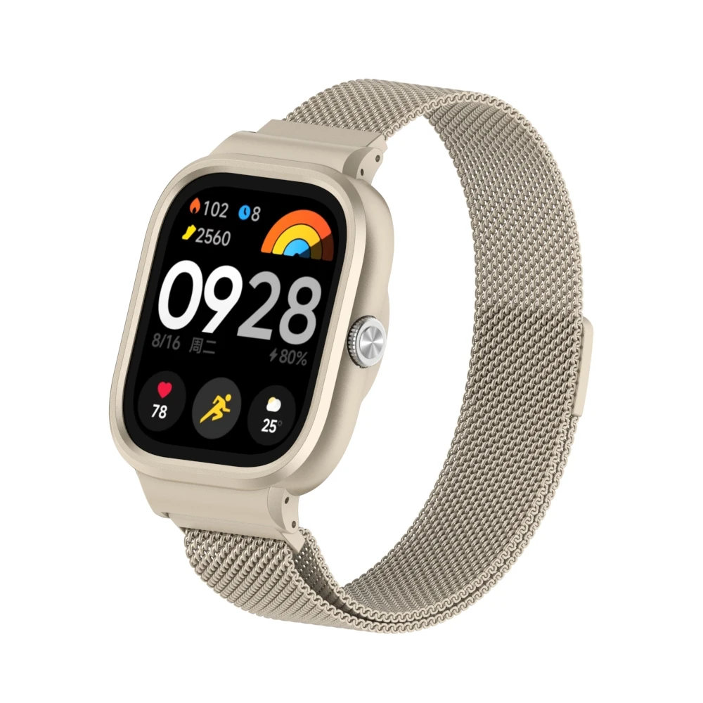 Premium Stainless Steel Metal Strap for Smartwatch - Elegant and Durable Watchband Bracelet