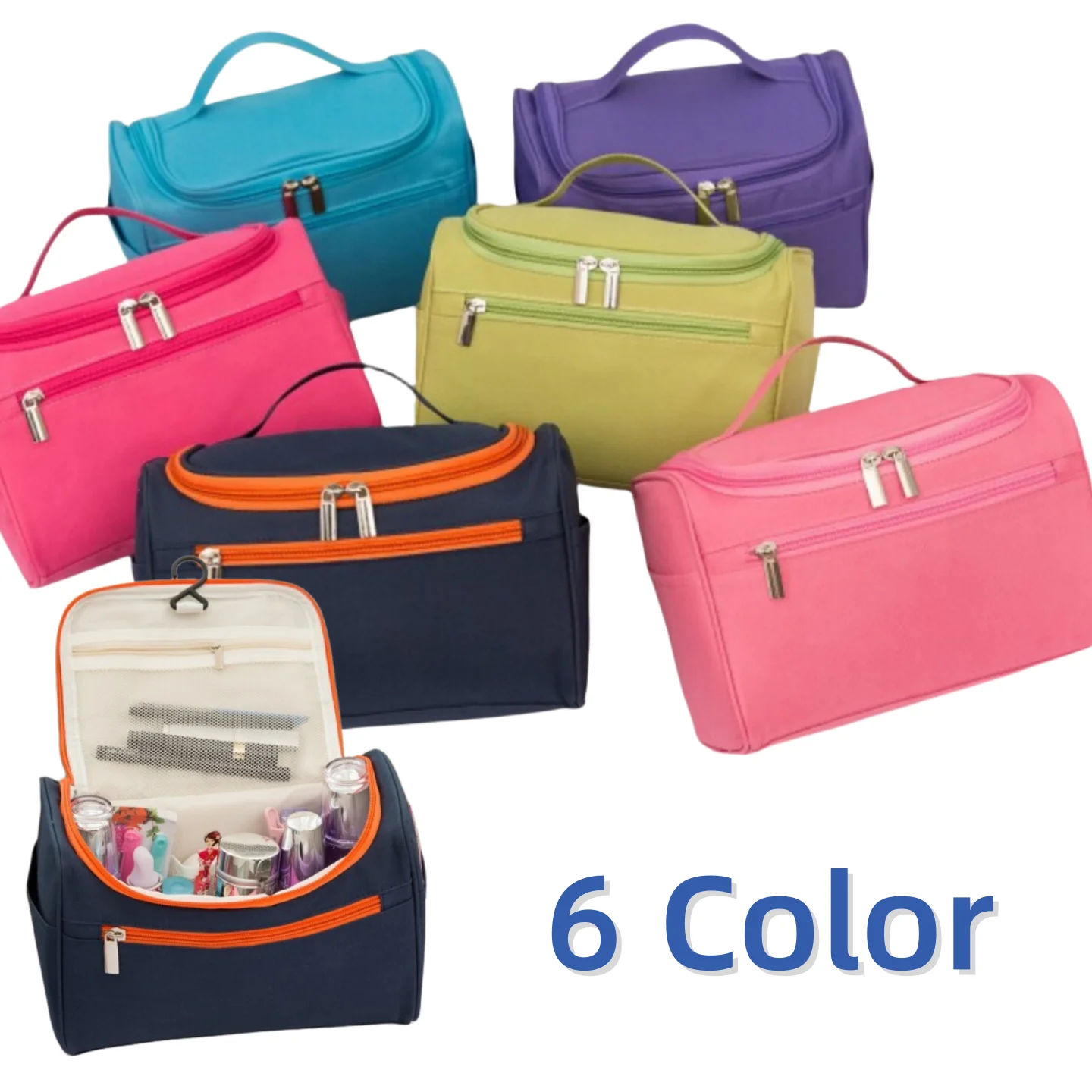 Travel Wash bag, Hang Wash bag Makeup bag, makeup bag organizer accessories, shampoo, full size toiletries