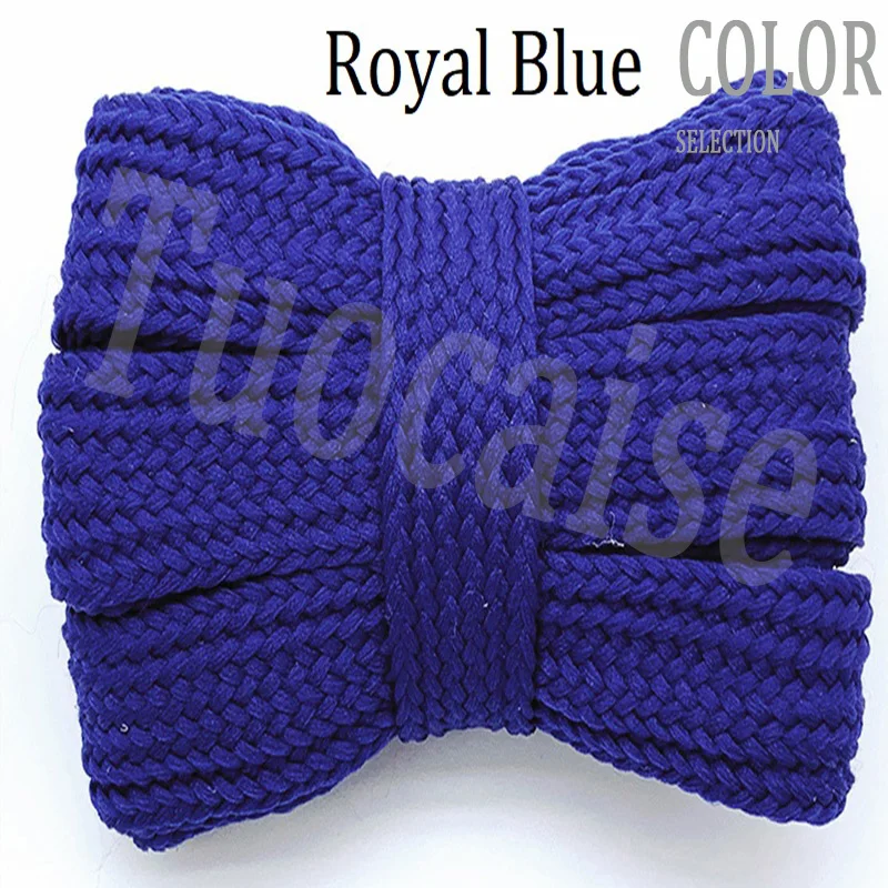 Premium 20mm Thick Flat Colored Soft Shoelaces
