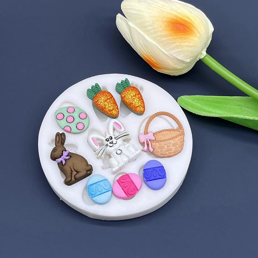 Küken Ostern Silikon form Sugar craft Schokolade Cupcake Backform Fondant Kuchen Dekorations werkzeuge – Detail 16