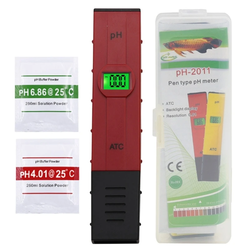 

PH тестер ручка тестер качества воды 0-14 цифровой измеритель качества воды для аквариума, бассейна, сельского хозяйства