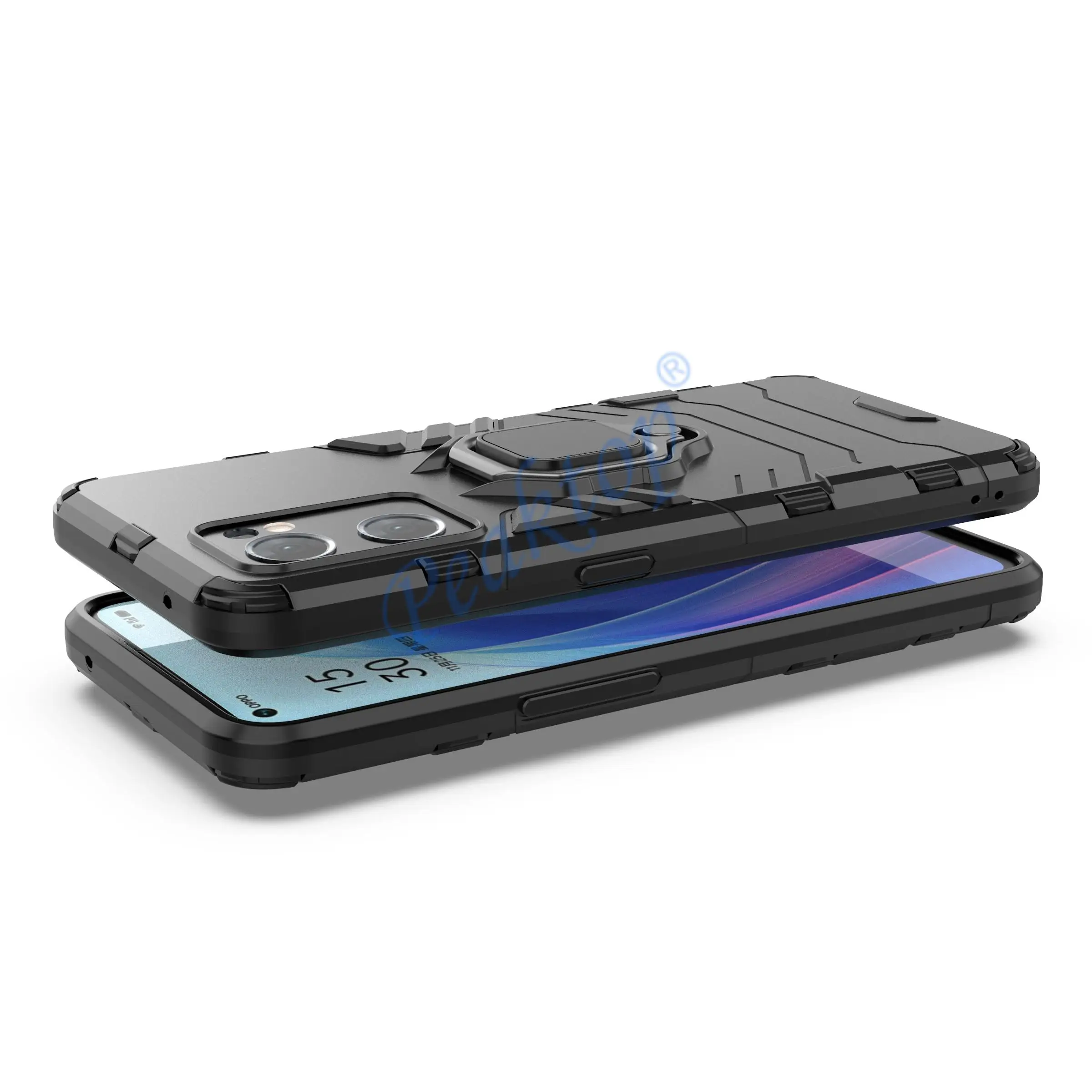 SORAKA Case For OPPO Find X2 Lite 5G With Ring Stand, Soft - View #6